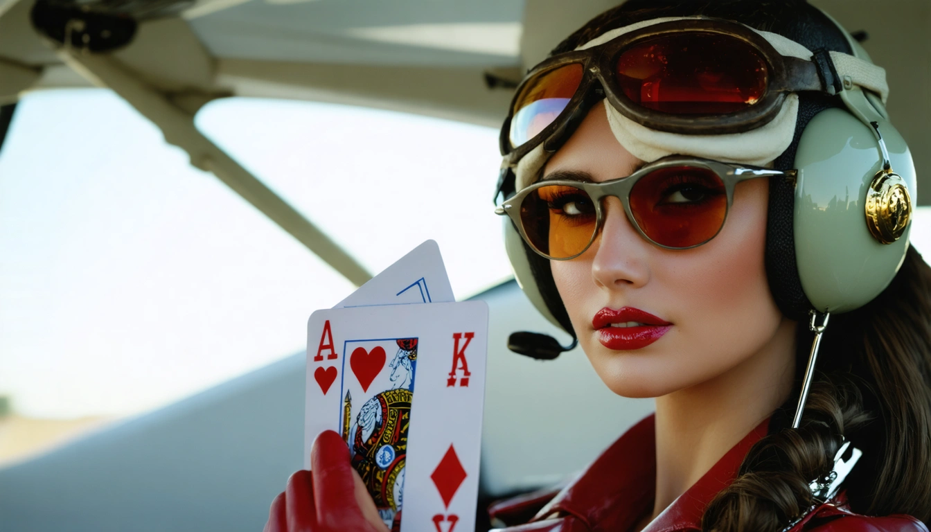 aviator Pin Up